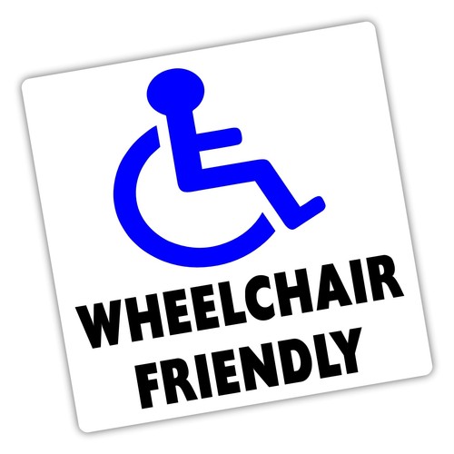 Disabled wheelchair friendly - disabled,